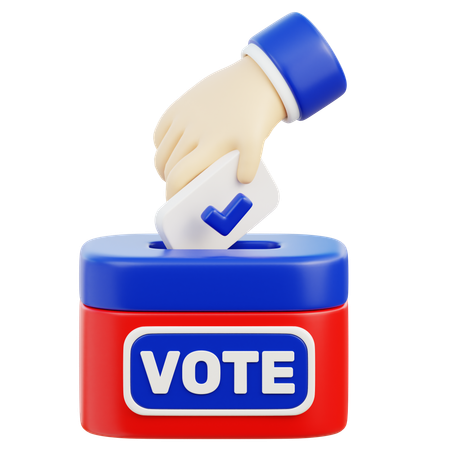 Votación  3D Icon