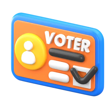 Votantes  3D Icon