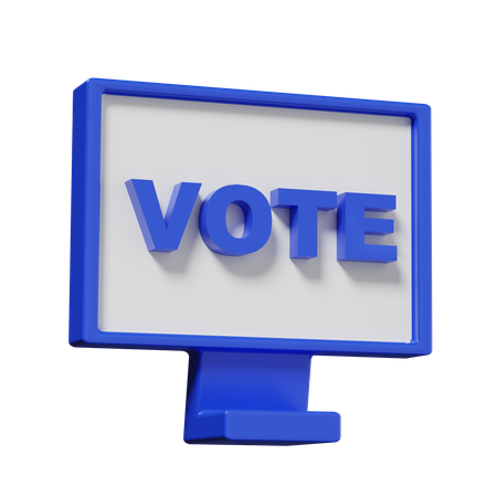 Votar  3D Icon