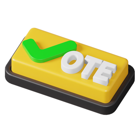 Vote  3D Icon
