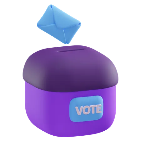 Vote  3D Icon