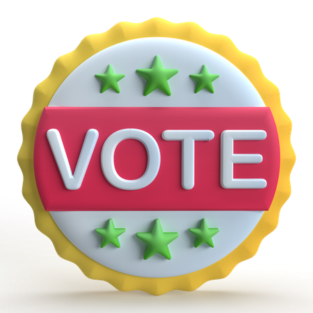 Vote  3D Icon