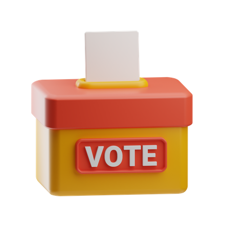 Vote  3D Icon