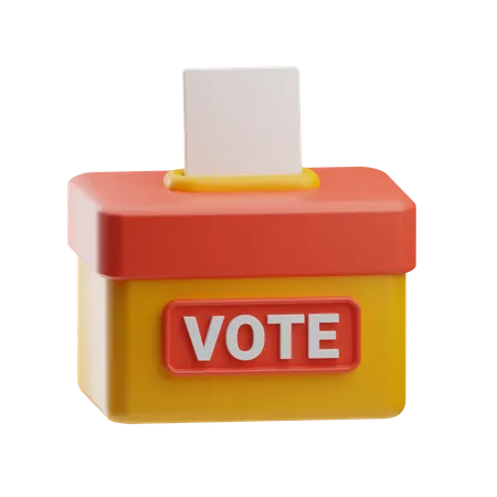 Vote  3D Icon