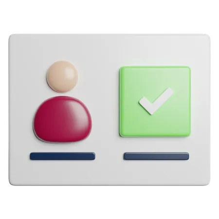 Vote  3D Icon