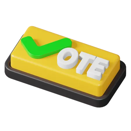 Vote  3D Icon