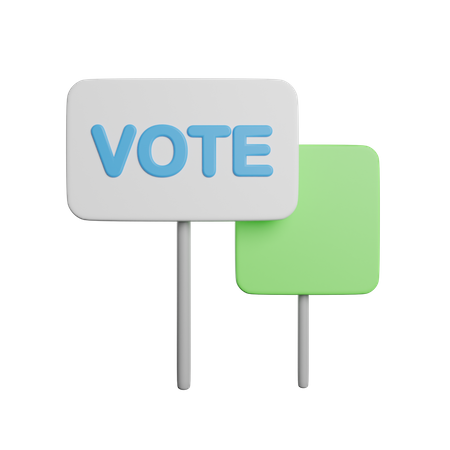 Vote  3D Icon