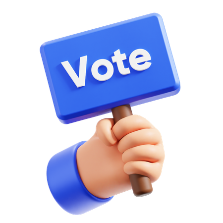 Vote  3D Icon