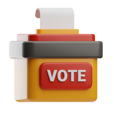 Vote Box  3D Icon