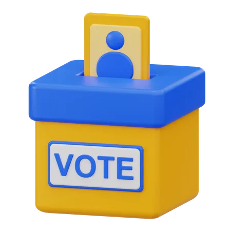 Vote Box  3D Icon