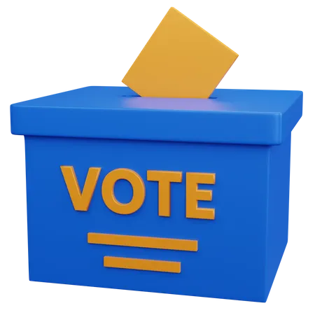 Vote Box  3D Icon