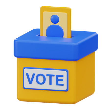Vote Box  3D Icon