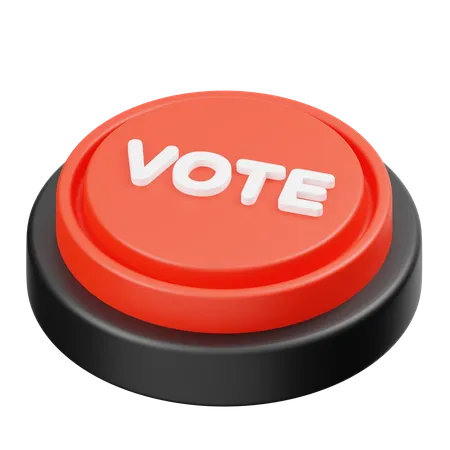 Vote Button  3D Icon