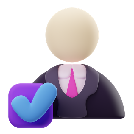 Vote Candidate  3D Icon