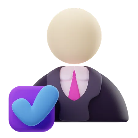 Vote Candidate  3D Icon