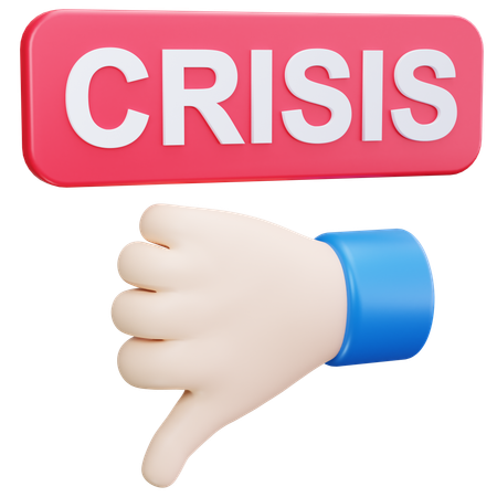 Vote de crise  3D Icon