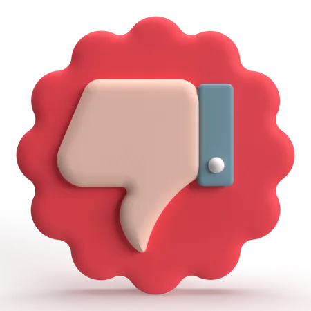 Vote négatif  3D Icon