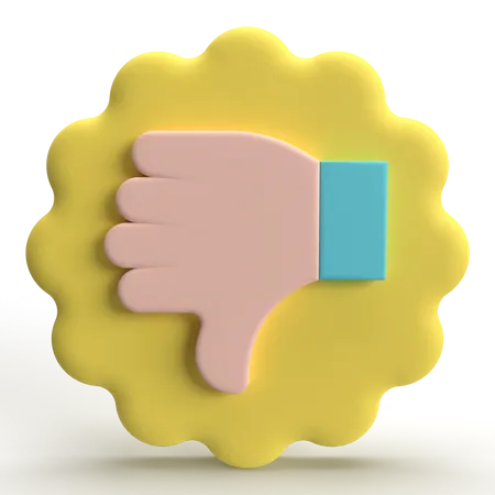 Vote négatif  3D Icon
