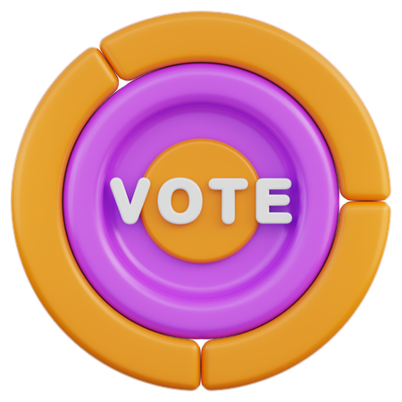 Vote results  3D Icon