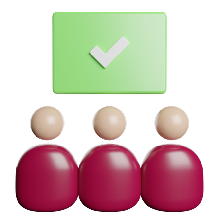 Voters  3D Icon