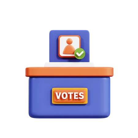 Votes  3D Icon