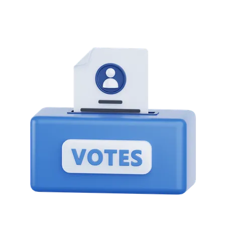 Votes  3D Icon