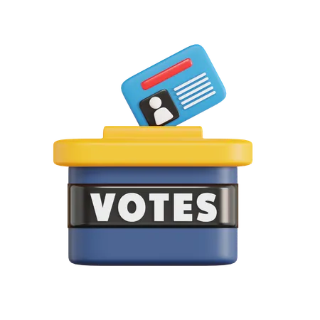 Votes  3D Icon