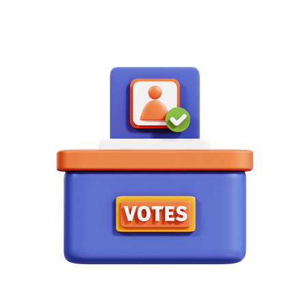 Votes  3D Icon