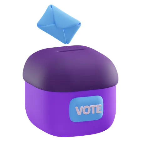 Voting  3D Icon