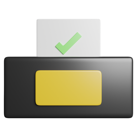Voting  3D Icon