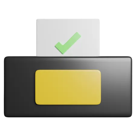 Voting  3D Icon