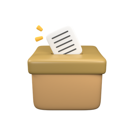 Voting  3D Icon