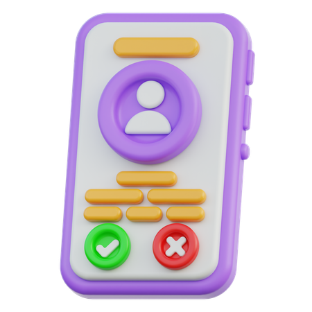 Voting App  3D Icon