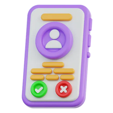 Voting App  3D Icon