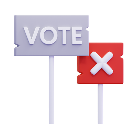 Voting Board  3D Icon