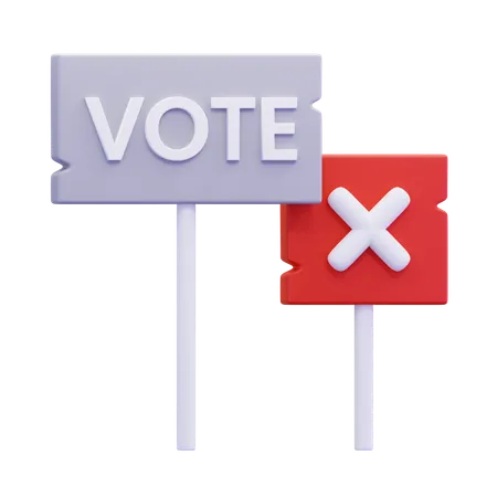 Voting Board  3D Icon