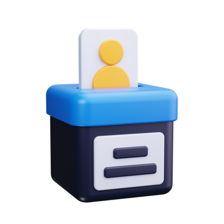 Voting Box  3D Icon