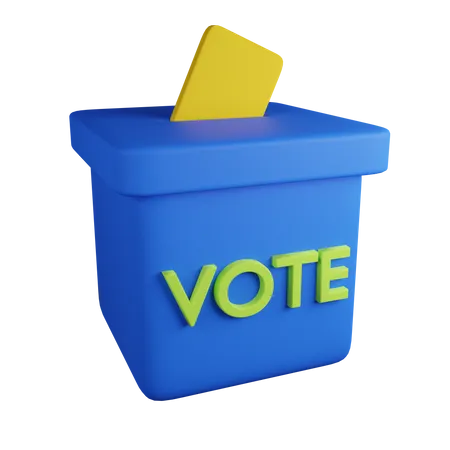 Voting box  3D Icon