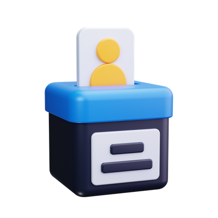 Voting Box  3D Icon