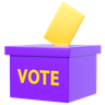 voting box 3d logo