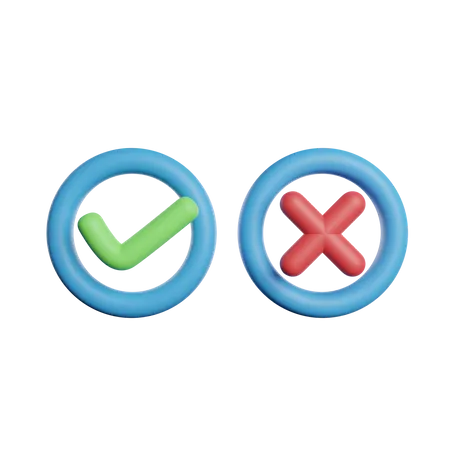 Voting Choice Button 3D Icon
