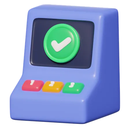 Voting Machine  3D Icon