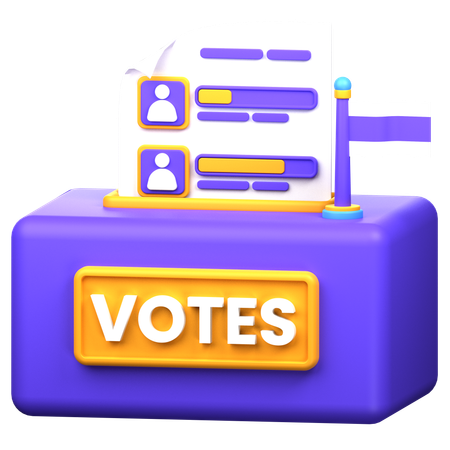 Votos  3D Icon