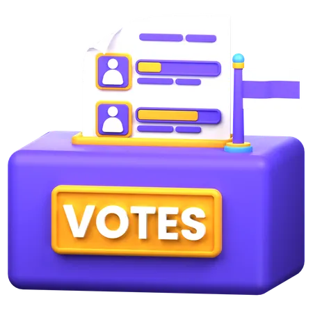 Votos  3D Icon