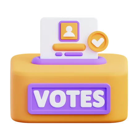Votos  3D Icon