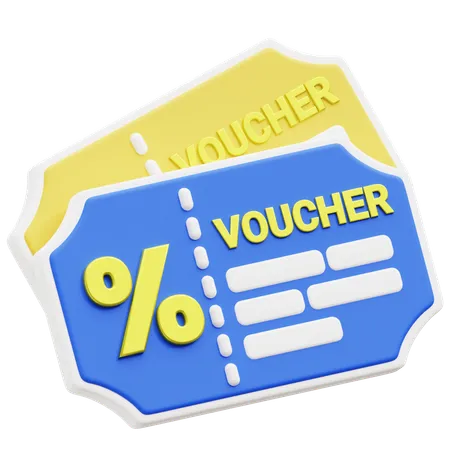 Voucher  3D Icon