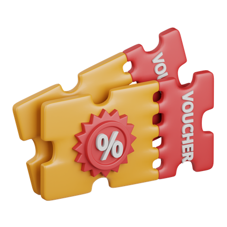 Voucher  3D Icon