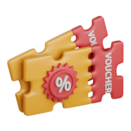 Voucher  3D Icon