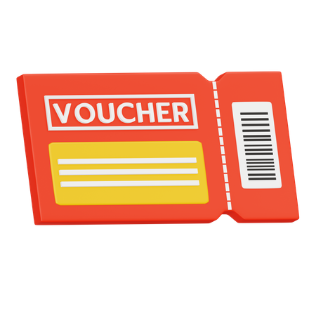 Voucher  3D Icon