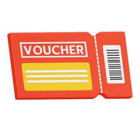 Voucher  3D Icon